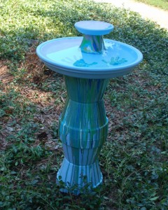 Flower Pot Bird Bath